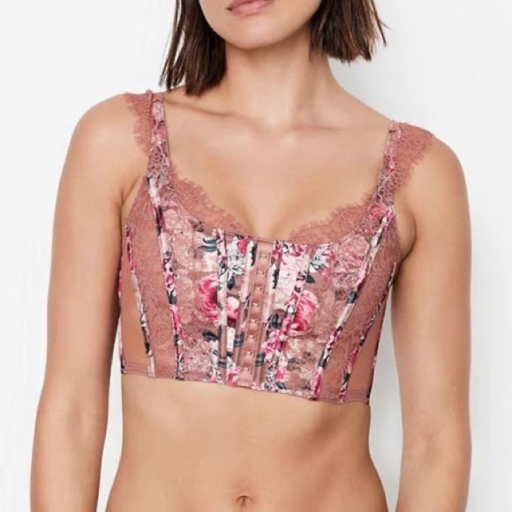 Victoria’s Secret Unlined Lace-Up Corset Top